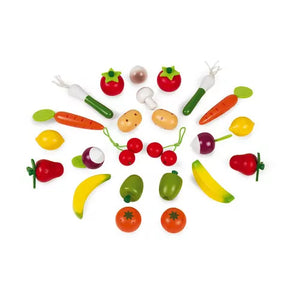 Panier de 24 Fruits Et Légumes Janod