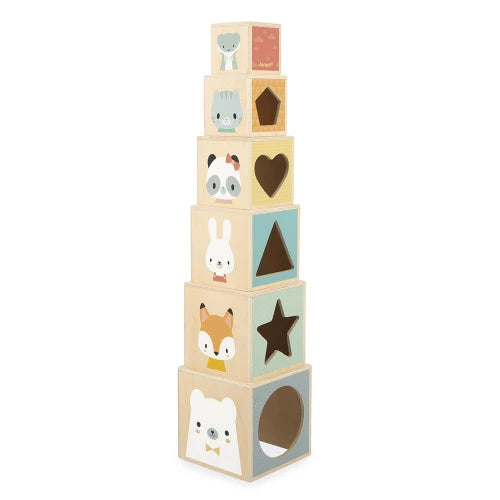 Pyramide 6 cubes Pure Janod