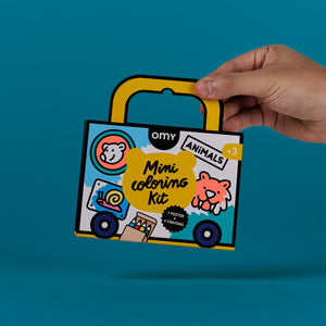 MINI COLORING KIT - ANIMALS Omy