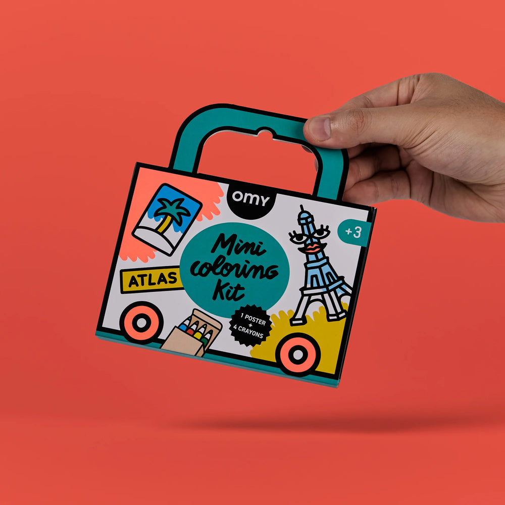 MINI COLORING KIT - ATLAS Omy