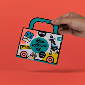 MINI COLORING KIT - ATLAS Omy