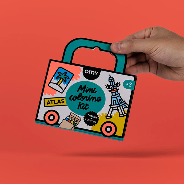 MINI COLORING KIT - ATLAS Omy