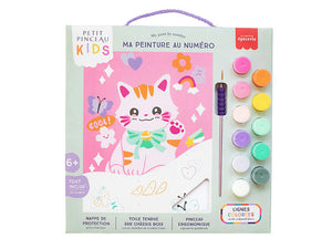 Kit peinture au numéro maneki neko