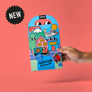 Montessori stickers vroom vroom