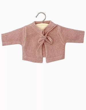 Cardigan rose thé MINIKANE