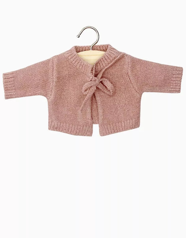 Cardigan rose thé MINIKANE