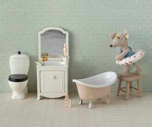 Baignoire rose Souris Maileg