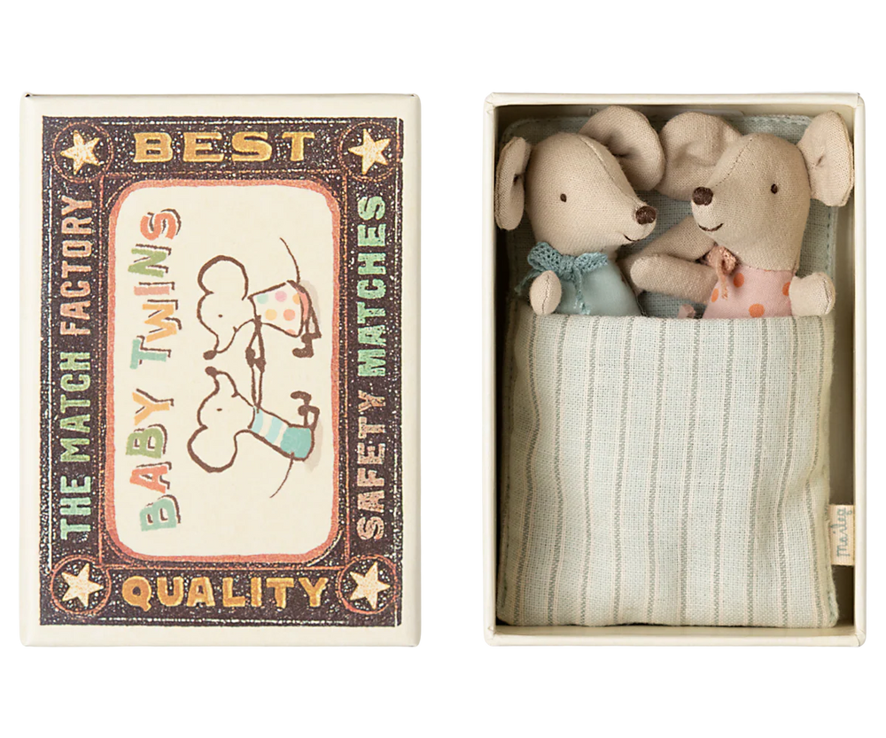 Jumeaux bébés souris Maileg