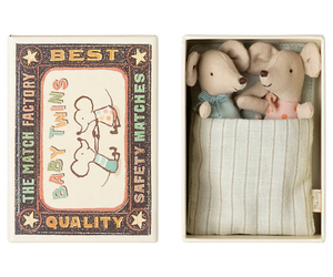 Jumeaux bébés souris Maileg
