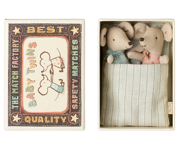Jumeaux bébés souris Maileg