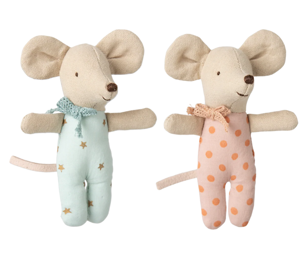 Jumeaux bébés souris Maileg