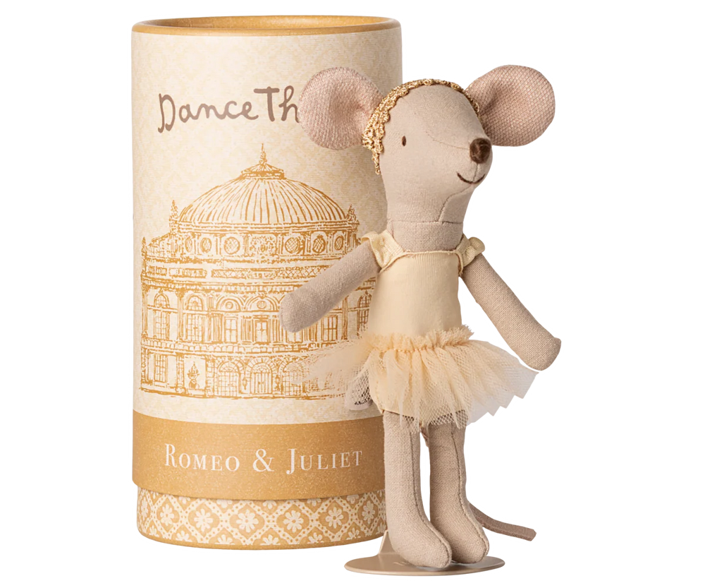 Danseuse Grande souris et sa boîte - Maileg