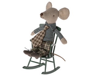 Rocking-chair Souris vert foncé  Maileg