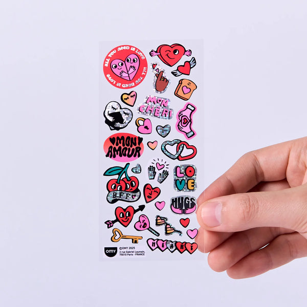 Stickers Iconic love OMY