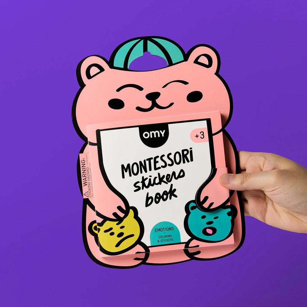 Montessori Stickers book - Émotions -OMY