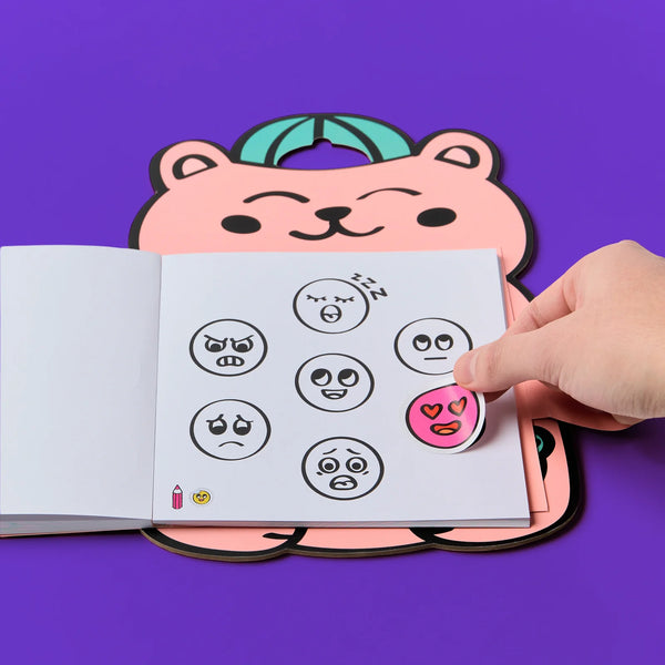 Montessori Stickers book - Émotions -OMY
