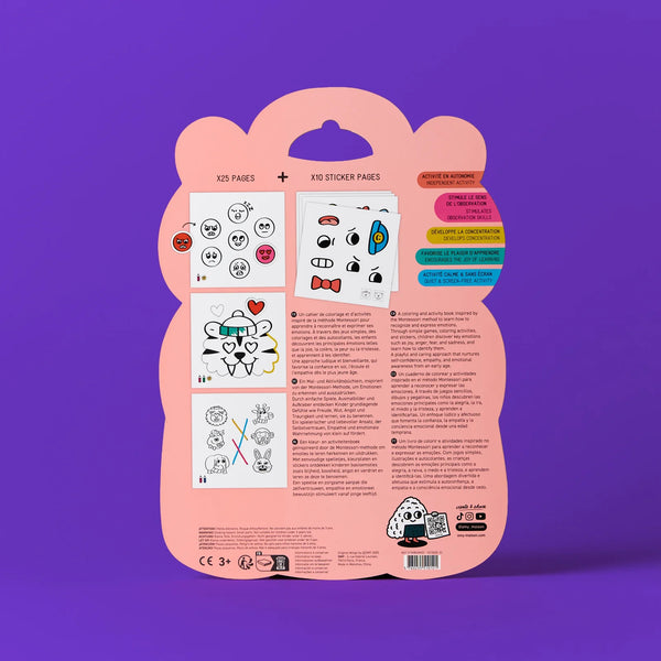 Montessori Stickers book - Émotions -OMY