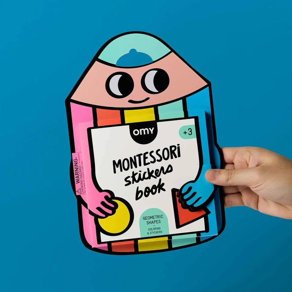 Montessori Stickers book - Shapes -OMY