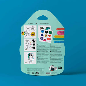 Montessori Stickers book - Shapes -OMY