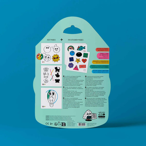 Montessori Stickers book - Shapes -OMY