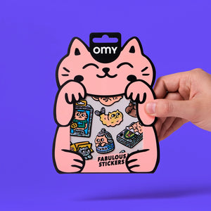 Fabulous stickers- kitty -OMY