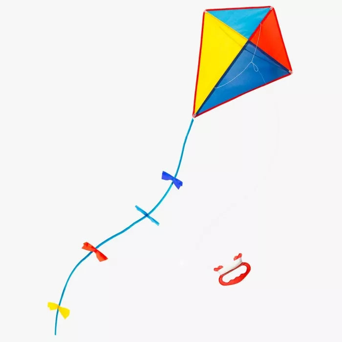 Cerf-volant losange multicolore