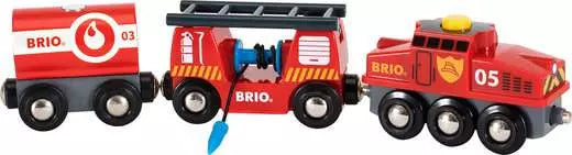 Train des pompiers BRIO