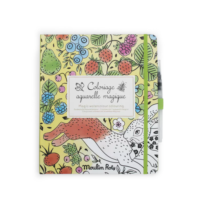 Cahier coloriage aquarelle magique