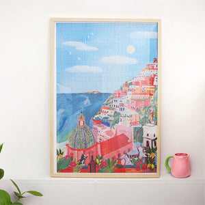 Puzzle Positano par Flore @papier. Coton 1000 pièces