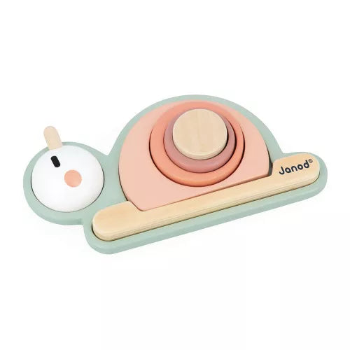 Janod Empilable Sensoriel Escargot Sweet Cocoon