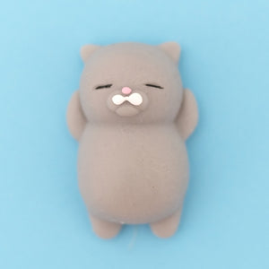 Mini squishy chat gris