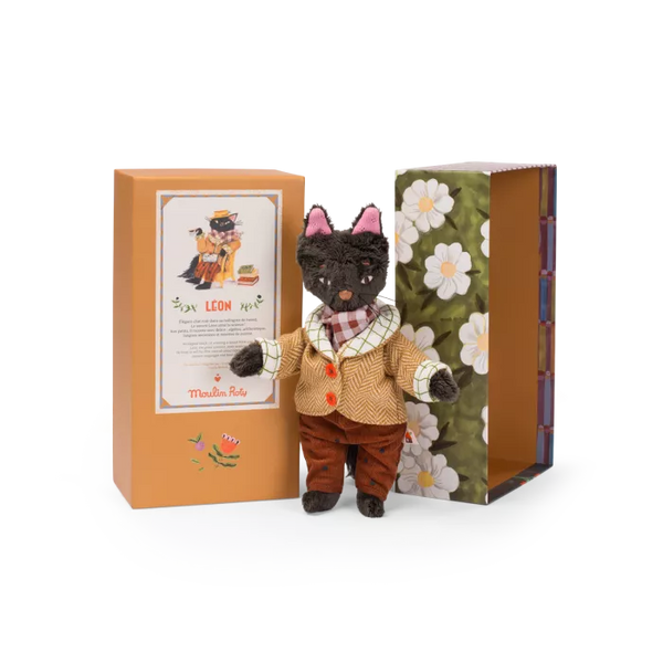 Peluche chat Léon Moulin Roty