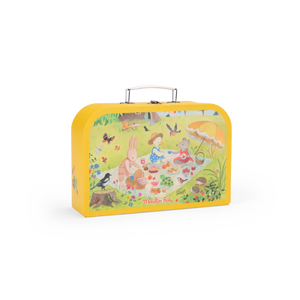 Valise dînette thé métal La grande famille Moulin Roty