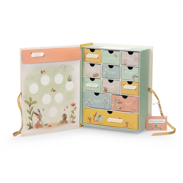 Coffret naissance trois petits lapins