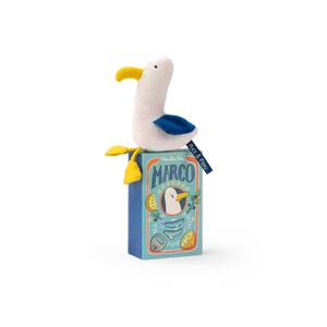 Peluche hochet goéland Marco Moulin Roty