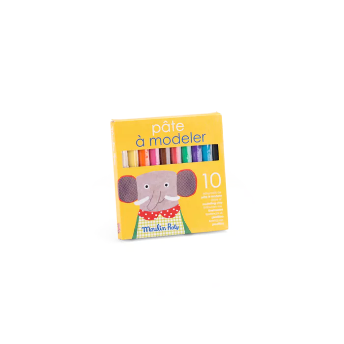 10 bâtonnets de pâte à modeler Moulin Roty