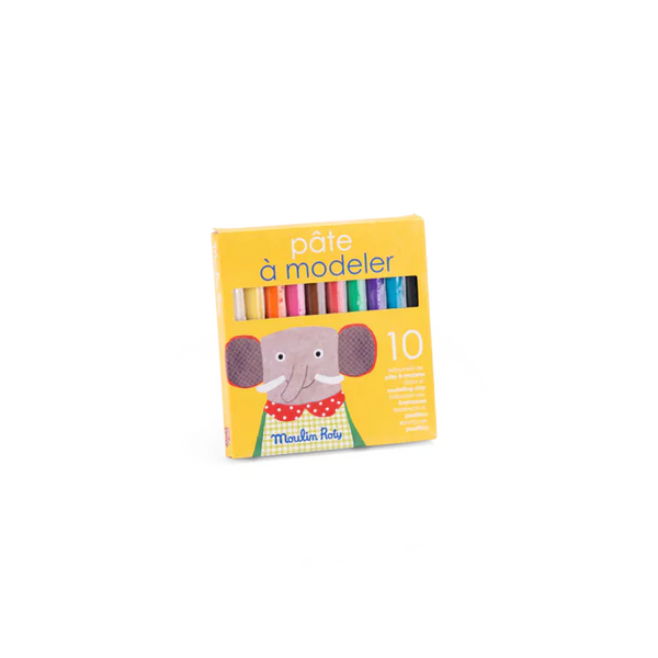 10 bâtonnets de pâte à modeler Moulin Roty