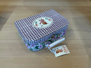 Grande valise fleurs minouchkas Moulin Roty