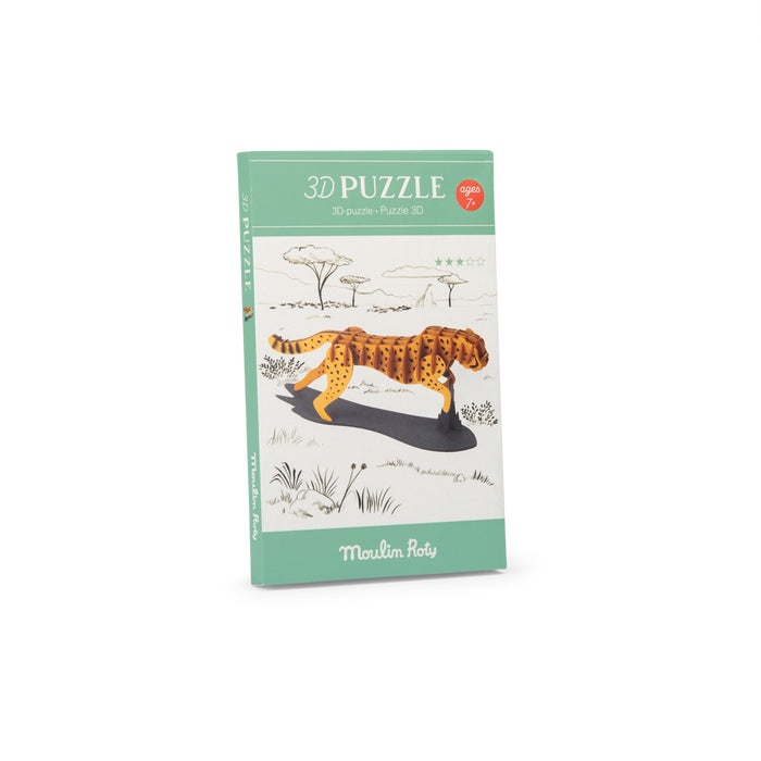 Puzzle 3D Guépard Moulin Roty