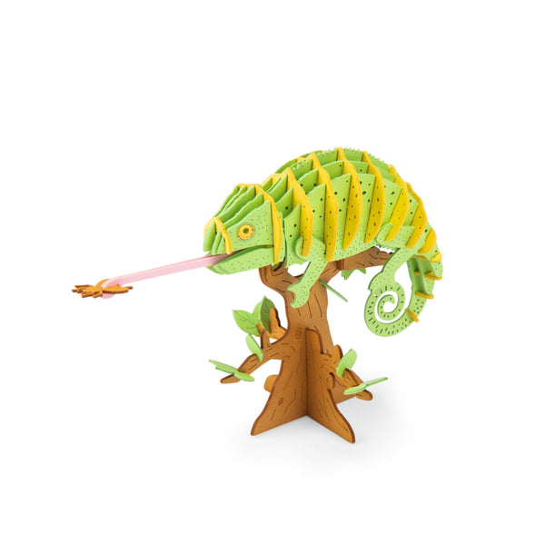 Puzzle 3D caméléon Moulin Roty