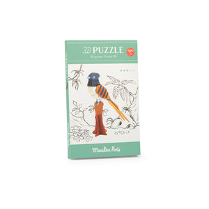 Puzzle 3D Gobe-mouche de paradis Moulin Roty