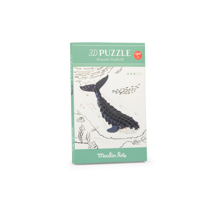 Puzzle 3D Baleine Moulin Roty