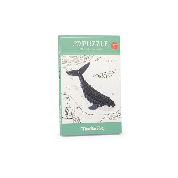 Puzzle 3D Baleine Moulin Roty