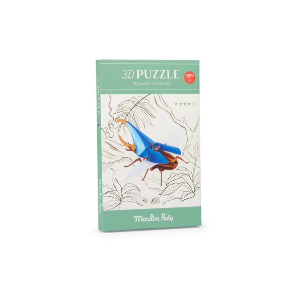 Puzzle 3D Scarabée Hercule Moulin Roty
