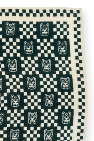 Foulard small Manika Tigro vert Apaches