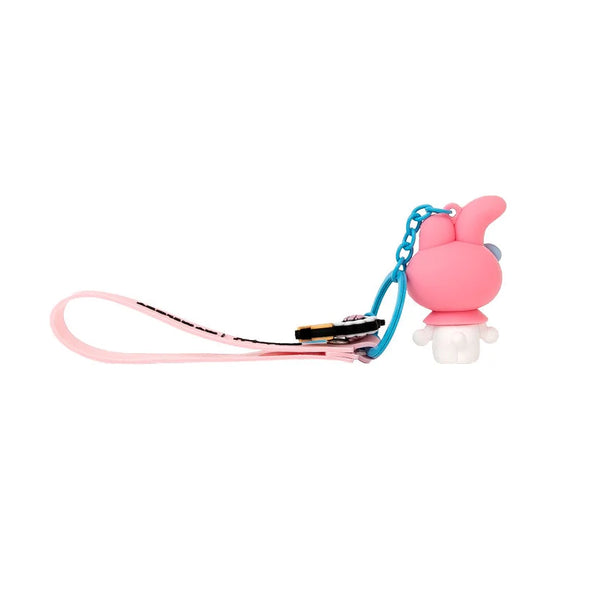 Porte-clés avec charms fleurs– Hello Kitty