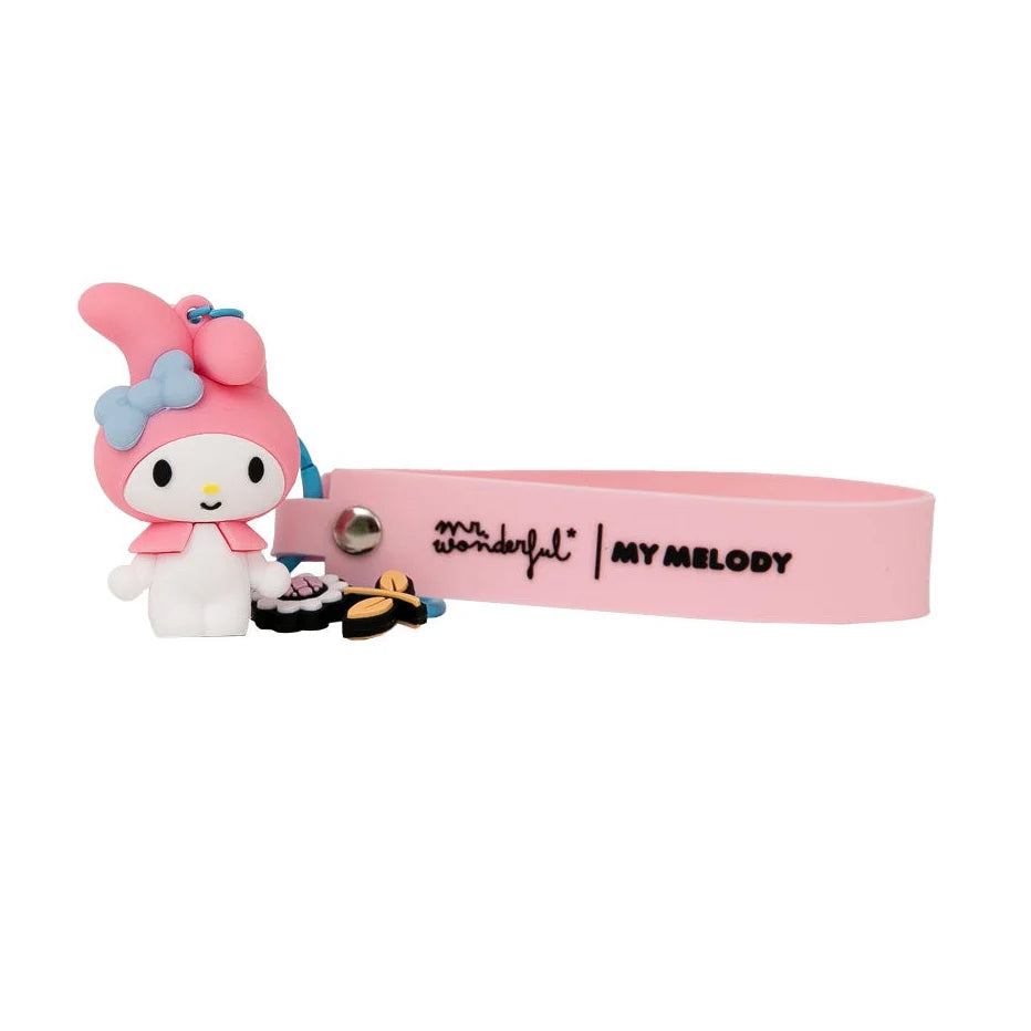 Porte-clés avec charms arc en ciel – Hello Kitty