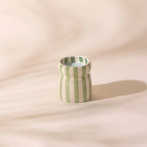 Bougie paddywax rayée   Collection CABANA BORA BORA