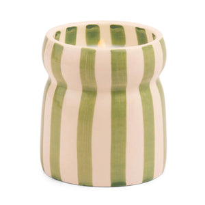 Bougie paddywax rayée   Collection CABANA BORA BORA