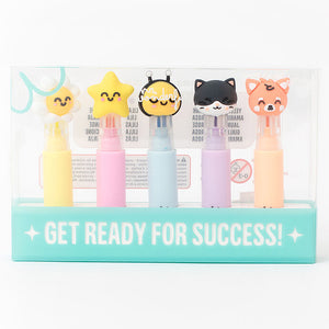 Set de 5 surligneurs pastel mr wonderful